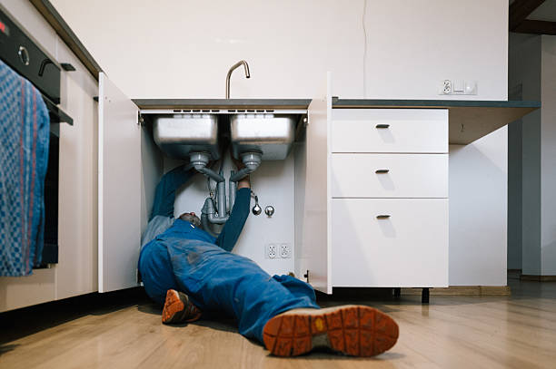 Professional Drain Cleaning technician working in Oak Ridge, NC
